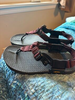 Bedrock Sandals - Burgundy/Black